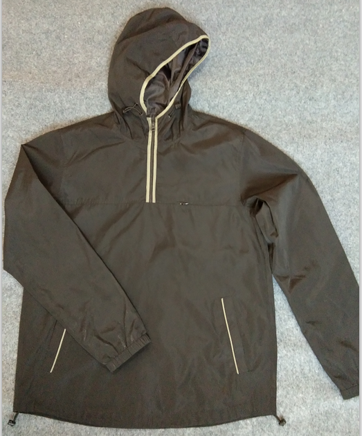 Mens woven waterproof jacket
